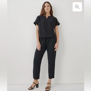 Coastal Double Gauze Tapered Pull-On Pant